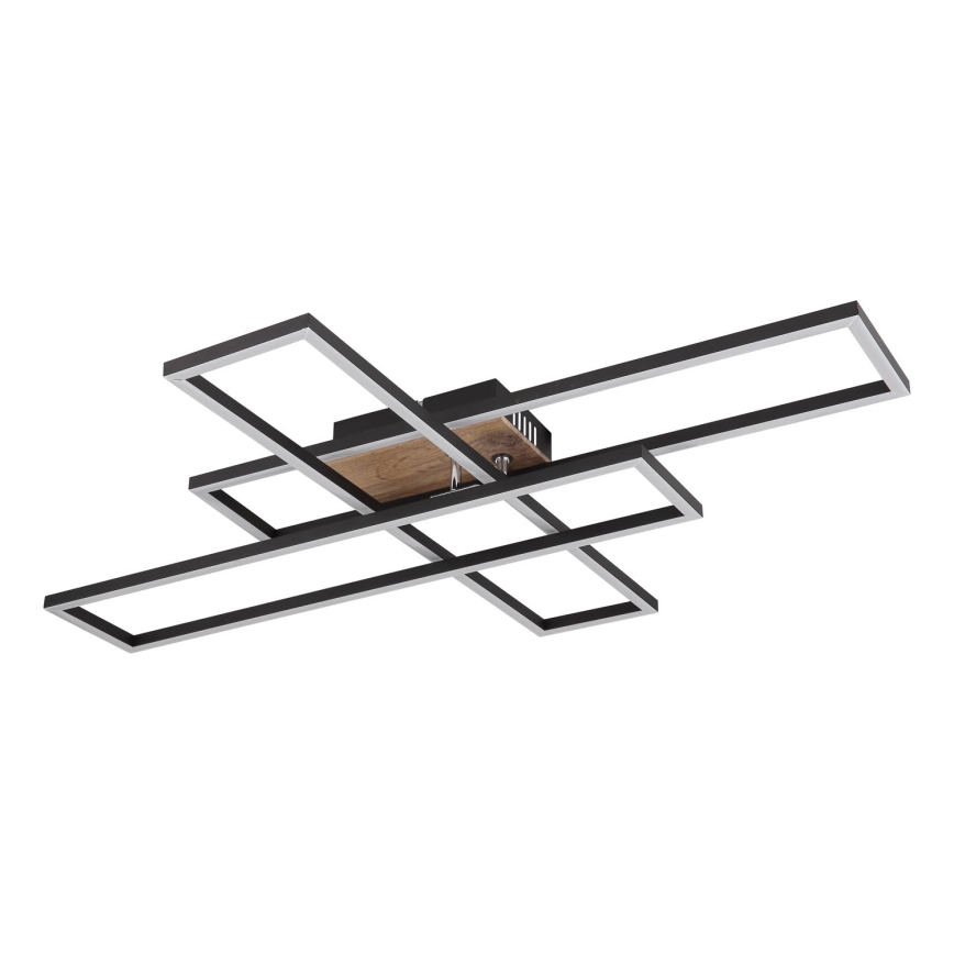 Globo - LED Griestu lampa LED/40W/230V 3000K 60x80 cm melna
