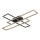 Globo - LED Griestu lampa LED/40W/230V 3000K 60x80 cm melna/zelta