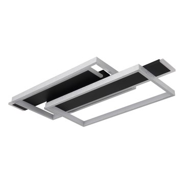 Globo - LED Griestu lampa LED/40W/230V 62x27 cm matēts hroms/melna