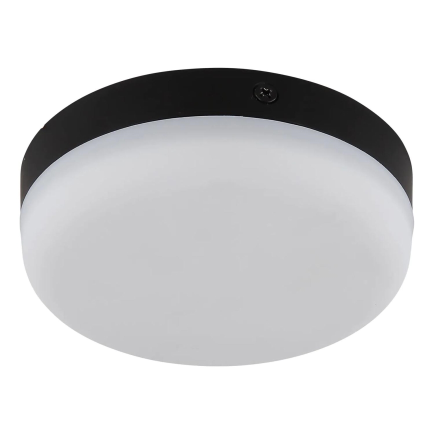 Globo - LED Griestu lampa LED/8W/230V 4000K d. 12 cm melna
