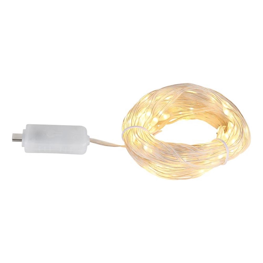 Globo - LED Lente 100xLED/0,06W/5V 10 m 8 funkciju