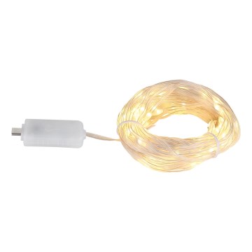 Globo - LED Lente 50xLED/0,06W/5V 5 m 8 funkciju