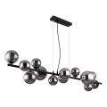 Globo - LED Lustra ar auklu 13xG9/3,5W/230V dūmakains/melna