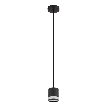 Globo - LED Lustra ar auklu 1xGX53/7W/230V 3000K melna