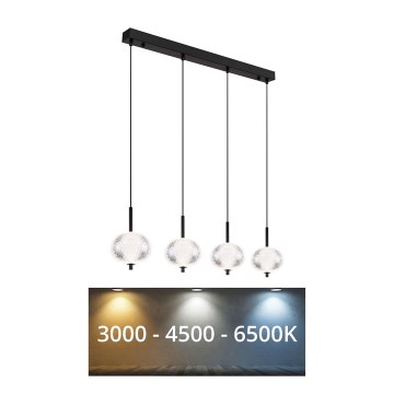 Globo - LED Lustra ar auklu 4xLED/5,75W/230V 3000/4500/6500K