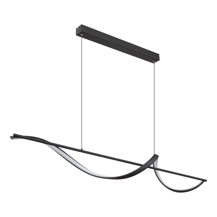 Globo - LED Lustra ar auklu LED/24W/230V 3000K melna