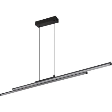 Globo - LED Lustra ar auklu LED/24W/230V 3000K melna