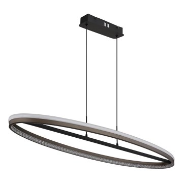 Globo - LED Lustra ar auklu LED/60W/230V 3000/4000/6000K brūna