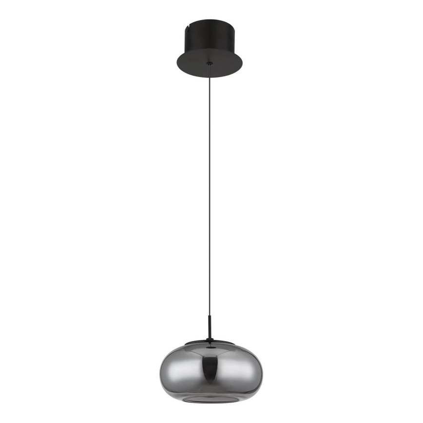 Globo - LED Lustra ar auklu LED/6W/230V melna