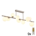 Globo - LED Lustra ar stieni 9xG9/3W/230V matēts hroms