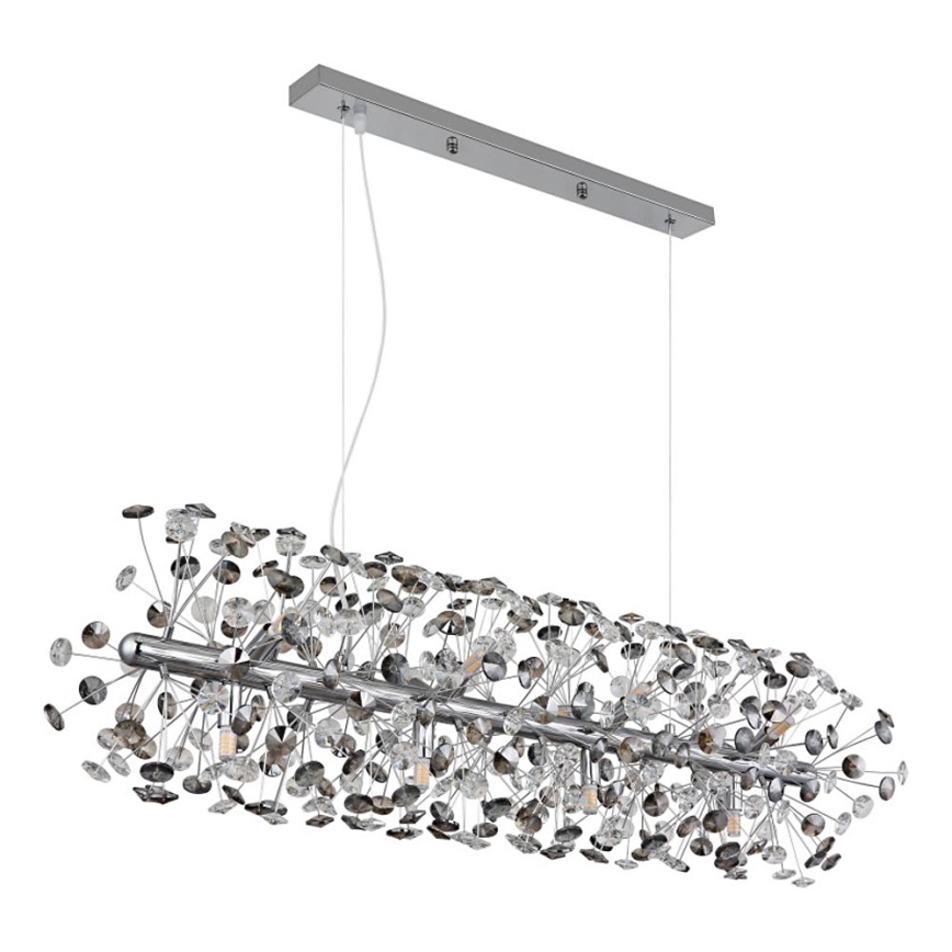 Globo - LED lustra uz troses 12xG9/3,5W/230V spīdīgs hroms