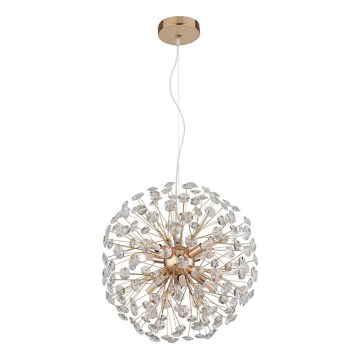 Globo - LED lustra uz troses 8xG9/3,5W/230V Ø 40 cm zelta