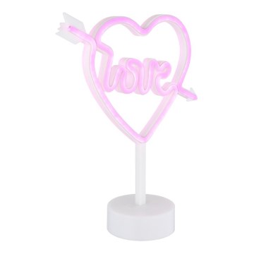 Globo - LED neona galda dekors LED/2W/3xAA sirds