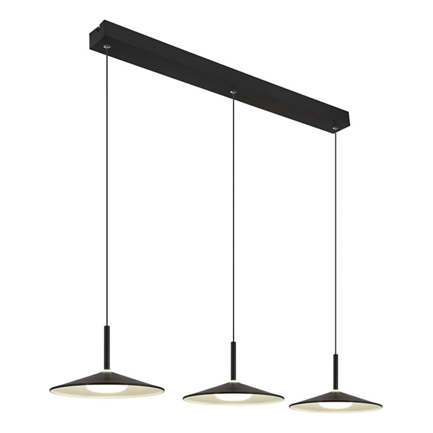 Globo - LED piekaramā lustra uz troses LED/24W/230V 4000K melna