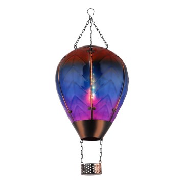 Globo - LED Piekarams saules enerģijas rotājums 24xLED/0,2W/3V IP44 lidojošs balons