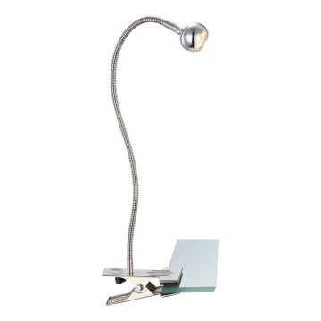 Globo - LED Pielāgojama lampiņa ar stiprinājumu LED/3W/230V matēts hroms