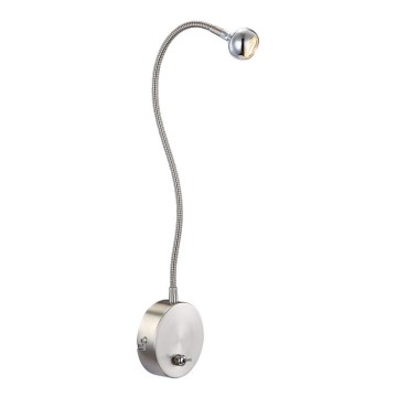Globo - LED Pielāgojama lampiņa LED/3W/230V spīdīgi hromēts