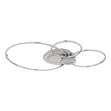 Globo - LED regulējama griestu lampa LED/36W/230V 2700-6000K sudraba + tālvadības pults