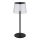 Globo - LED regulējama pieskāriena āra galda lampa LED/1,8W/5V IP44 1800 mAh melna/caurspīdīga