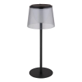 Globo - LED regulējama pieskāriena āra galda lampa LED/1,8W/5V IP44 1800 mAh melna/dūmakaina