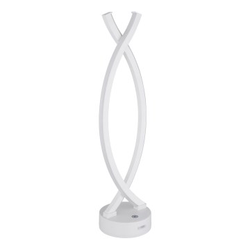 Globo - LED regulējama pieskāriena galda lampa LED/1W/3,7V 3000K 1800 mAh USB balta