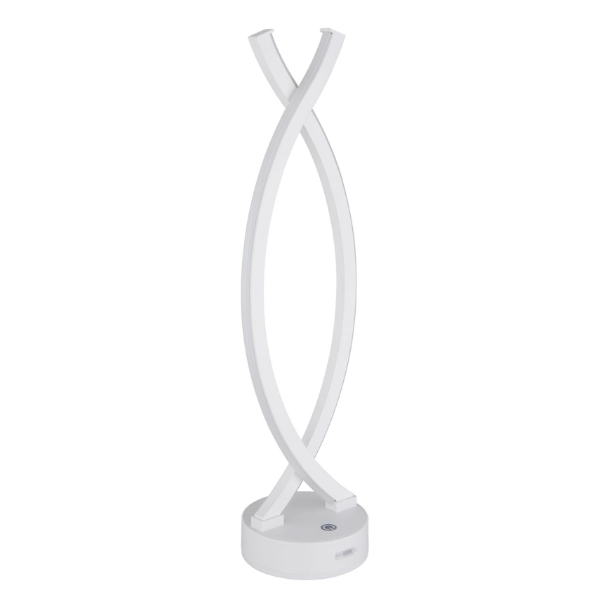 Globo - LED regulējama pieskāriena galda lampa LED/1W/3,7V 3000K 1800 mAh USB balta