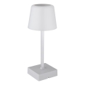 Globo - LED regulējama pieskāriena galda lampa LED/2W/5V 3000/4500/6500K 800 mAh sudraba krāsā