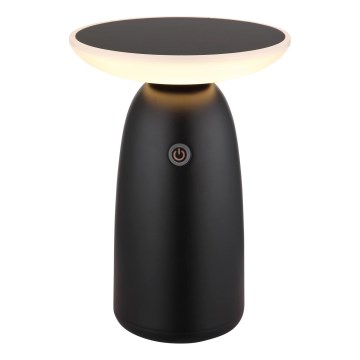 Globo - LED regulējama saules skārienjūtīga lampa LED/10W/3,7V IP54 3600 mAh melna