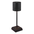 Globo - LED regulējamā skārienjūtīgā uzlādējamā galda lampa LED/1,5W/5V 2200 mAh melna