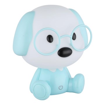 Globo - LED regulējama uzlādējama bērnu nakts lampa LED/1W/5V 500 mAh zila