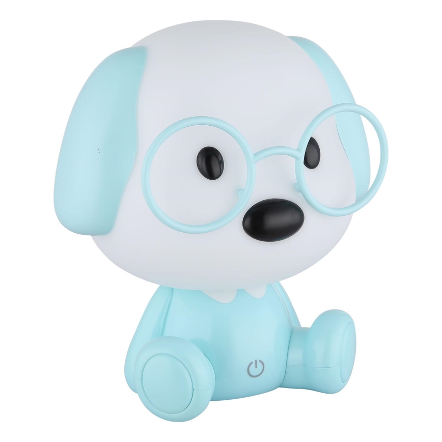 Globo - LED regulējama uzlādējama bērnu nakts lampa LED/1W/5V 500 mAh zila