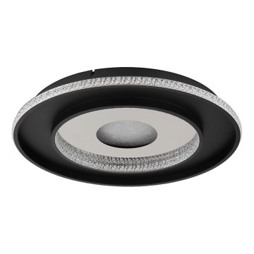 Globo - LED regulējams griestu gaismeklis LED/30W/230V 2700-6500K diam. 52,5 cm melns + tālvadības pults
