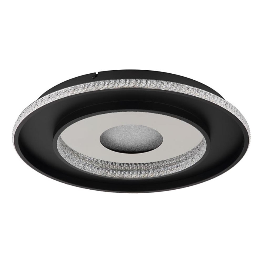 Globo - LED regulējams griestu gaismeklis LED/30W/230V 2700-6500K diam. 52,5 cm melns + tālvadības pults