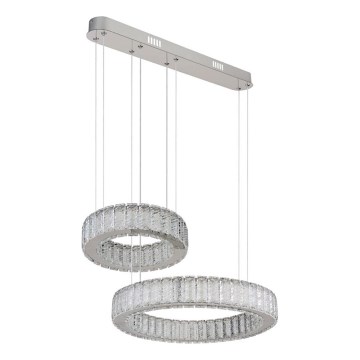Globo - LED regulējams lustra ar vadu LED/80W/230V 2700-6000K + tālvadības pults