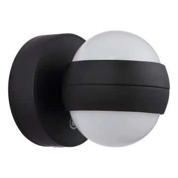 Globo - LED regulējams uzlādes pieskāriena sienas gaismeklis LED/1,4W/5V 1800 mAh melns