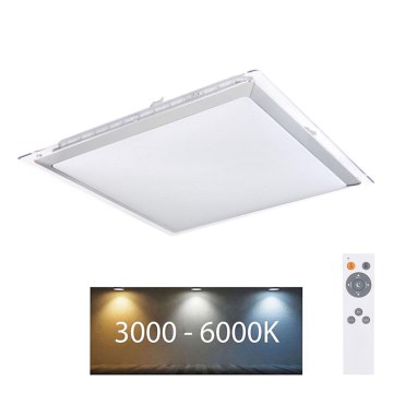 Globo - LED RGB Aptumšojama lampa LED/48W/230V+LED/4,5W/230V 3000-6000K + tālvadības pults