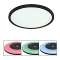 Globo - LED RGB Aptumšojama vannas istabas griestu lampa LED/18W/230V 3000-6000K + tālvadības pults IP44 melna