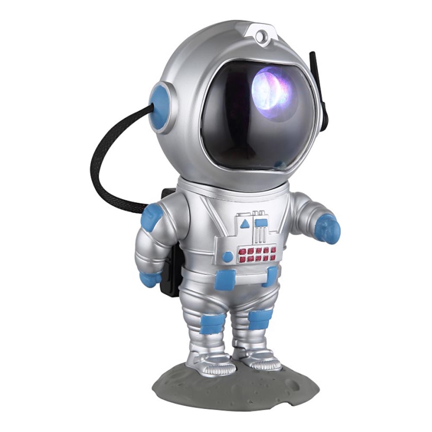 Globo - LED RGB Galda lampa LED/4,5W/5V kosmonauts sudraba krāsā