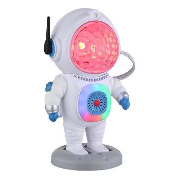Globo - LED RGB Galda lampa LED/6W/5V kosmonauts balts