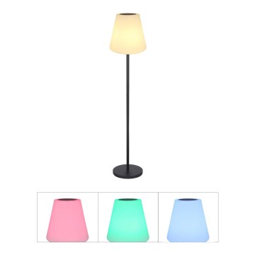 Globo - LED RGB Saules enerģijas skārienvadāma grīdas stāvlampa LED/0,1W/3V IP44 + tālvadības pults