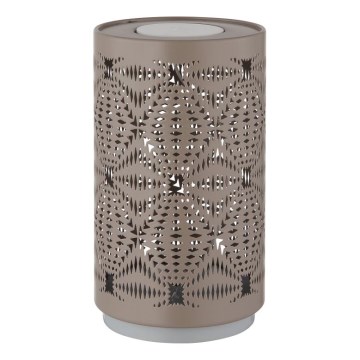 Globo - LED RGB Skārienvadāma uzlādējams galda lampa LED/1W/5V 500 mAh brūna