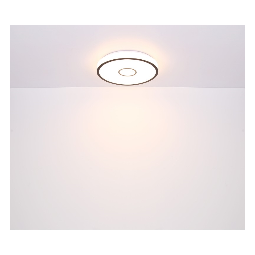 Globo - LED RGB Vannas istabas aptumšojama lampa LED/30W/230V IP44 Wi-Fi Tuya + tālvadības pults