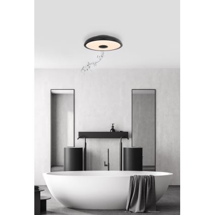 Globo - LED RGBW Aptumšojama vannas istabas lampa ar skaļruni LED/18W/230V 3000-6500K IP44 + tālvadības pults