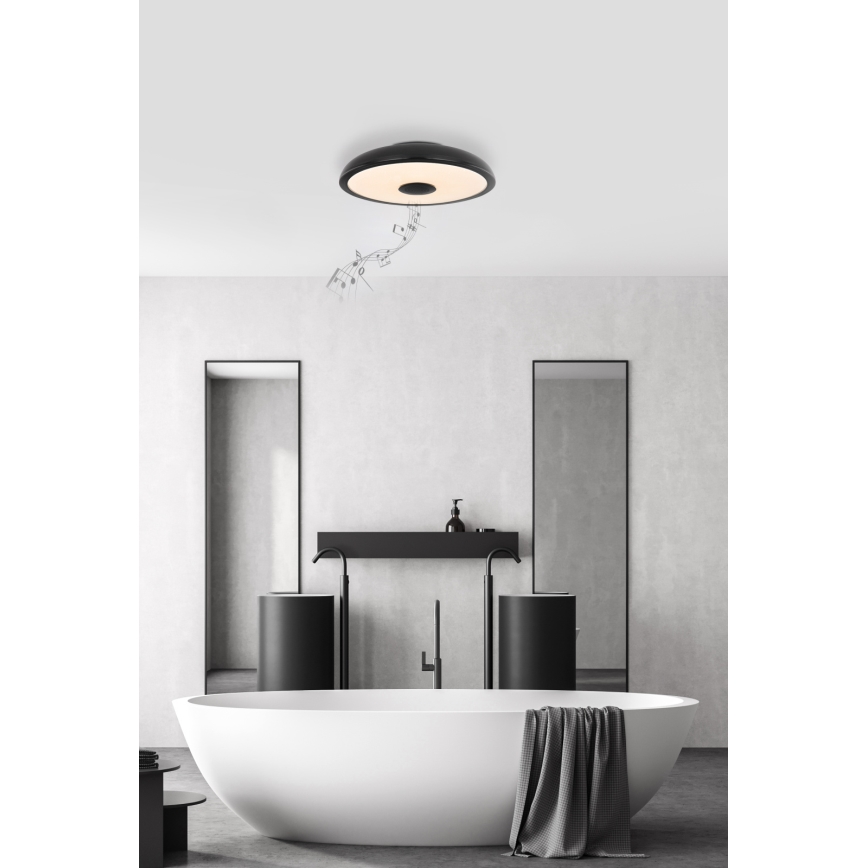 Globo - LED RGBW Aptumšojama vannas istabas lampa ar skaļruni LED/18W/230V 3000-6500K IP44 + tālvadības pults