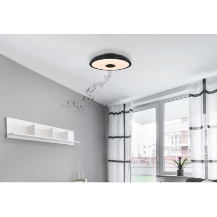 Globo - LED RGBW Aptumšojama vannas istabas lampa ar skaļruni LED/18W/230V 3000-6500K IP44 + tālvadības pults