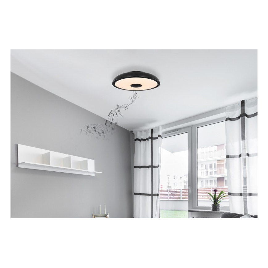 Globo - LED RGBW Aptumšojama vannas istabas lampa ar skaļruni LED/18W/230V 3000-6500K IP44 + tālvadības pults