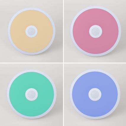 Globo - LED RGBW Aptumšojama vannas istabas lampa ar skaļruni LED/18W/230V 3000-6500K IP44 + tālvadības pults