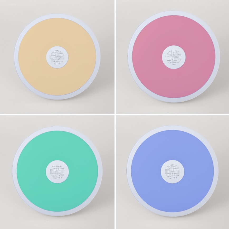 Globo - LED RGBW Aptumšojama vannas istabas lampa ar skaļruni LED/18W/230V 3000-6500K IP44 + tālvadības pults