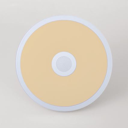 Globo - LED RGBW Aptumšojama vannas istabas lampa ar skaļruni LED/18W/230V 3000-6500K IP44 + tālvadības pults