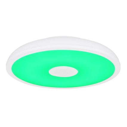 Globo - LED RGBW Aptumšojama vannas istabas lampa ar skaļruni LED/18W/230V 3000-6500K IP44 + tālvadības pults
